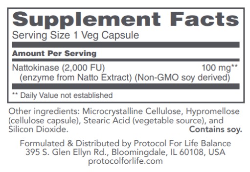 Nattokinase Ingredients